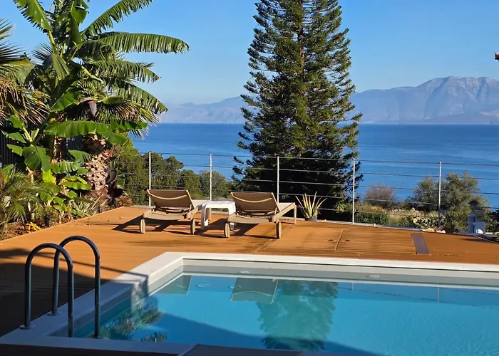 Cozy Romantic With Pool & Sea View Rastoni 아파트